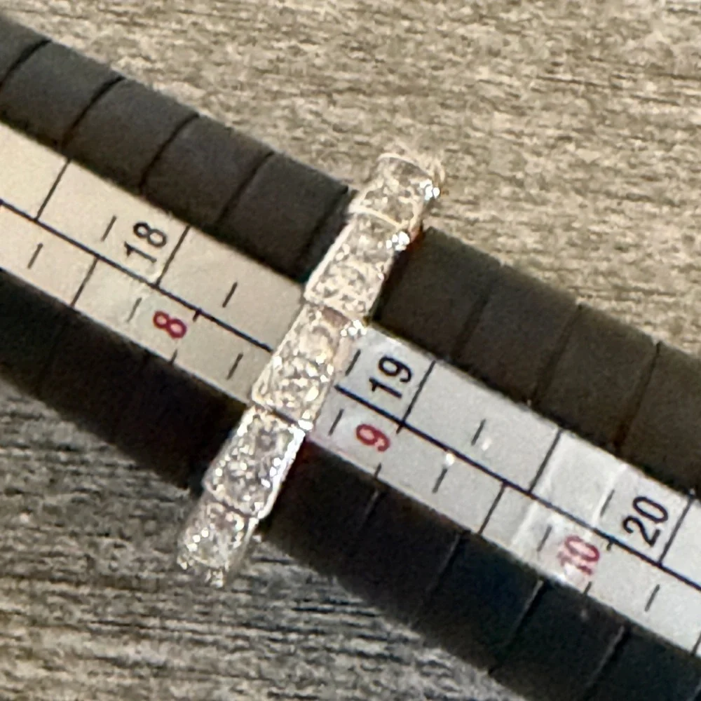 Snake Bone wedding Band 18K White Gold Plated Sterling Silver